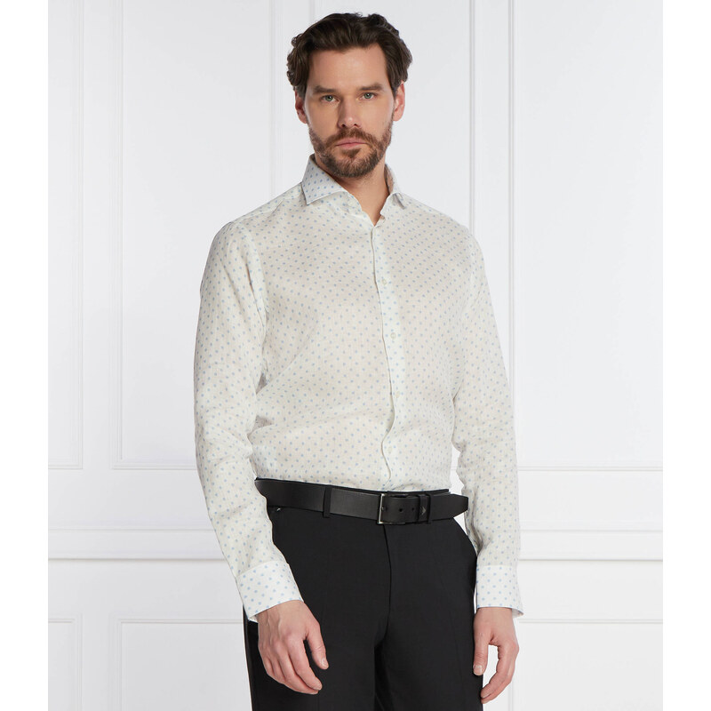 BOSS BLACK Lněná košile H-JOE | Regular Fit