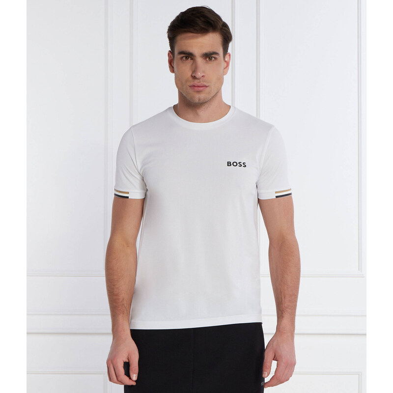 BOSS GREEN Tričko boss x matteo berrettini | Slim Fit | stretch