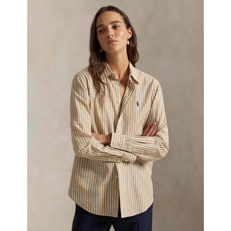 POLO RALPH LAUREN Košile | Classic fit přidáním lnu