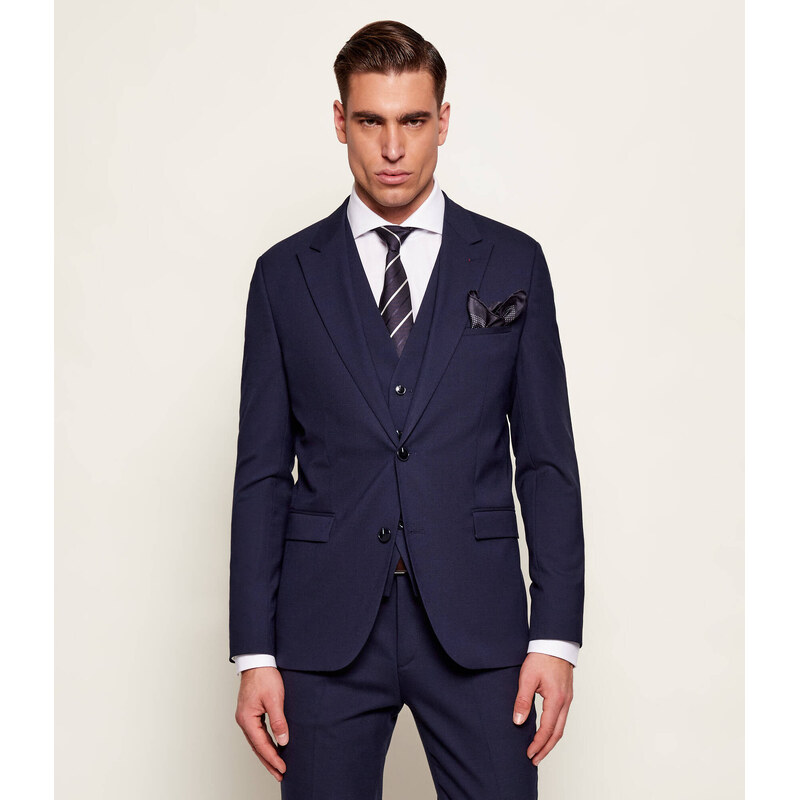 HUGO Oblek Arti/Hesten241V1X | Extra slim fit | s příměsí vlny
