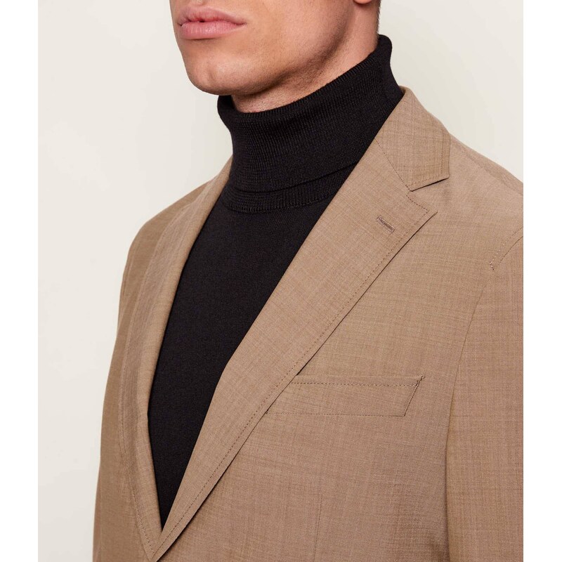 BOSS BLACK Vlněná sako P-Hanry-WG-253 | Slim Fit