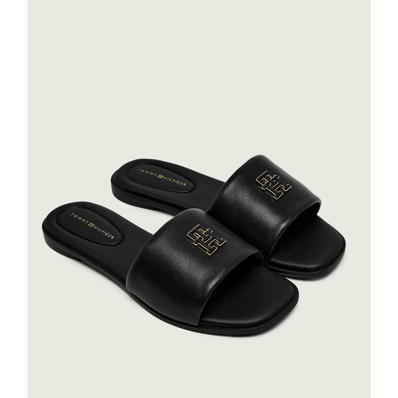 Tommy Hilfiger Kožené pantofle HARDWARE