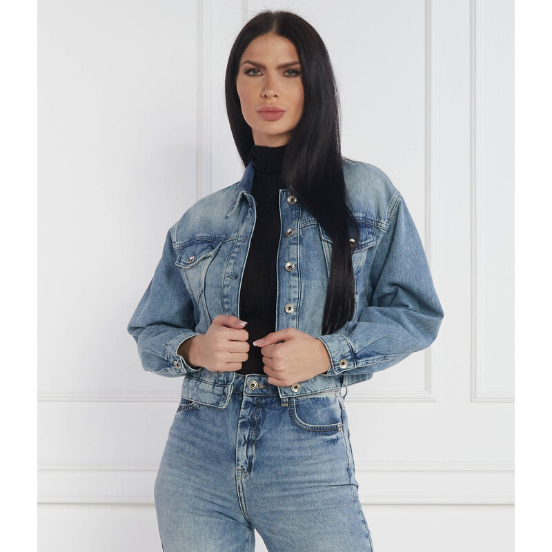 Patrizia Pepe Džínová bunda | Cropped Fit