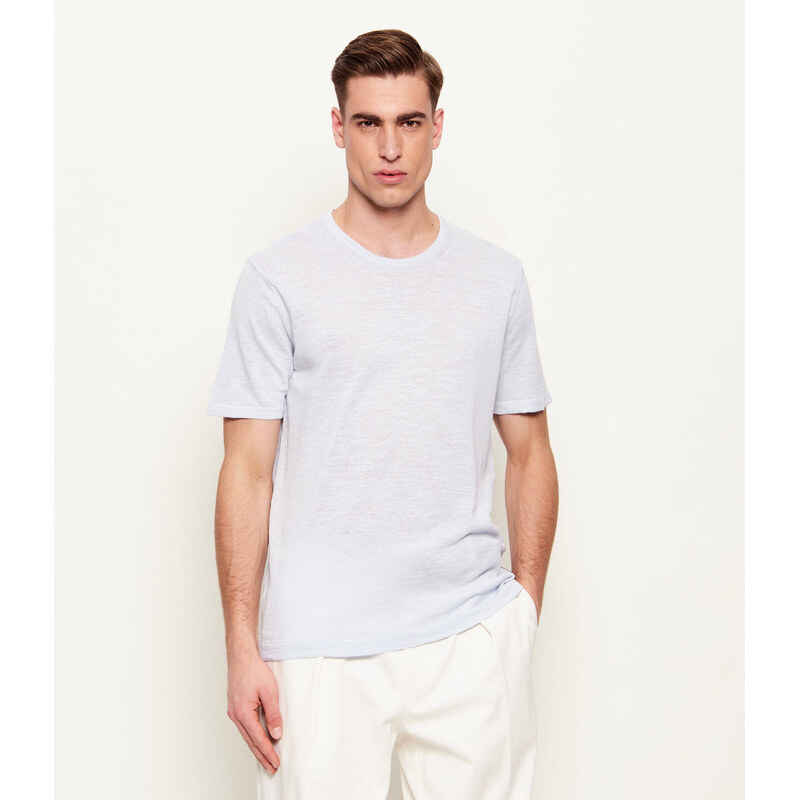 Sand Copenhagen Lněný tričko | regular fit