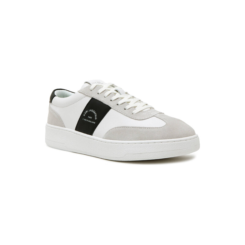 Karl Lagerfeld Kožené tenisky KOURT III Maison Band Lo Lace