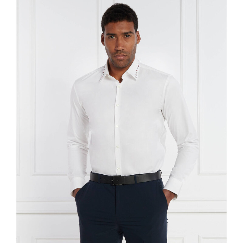 HUGO Košile Ermo | Slim Fit | stretch