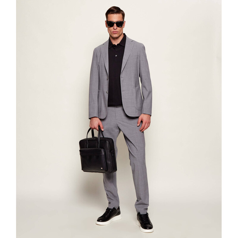BOSS BLACK Vlněná sako P-Hanry-WG-253 | Slim Fit