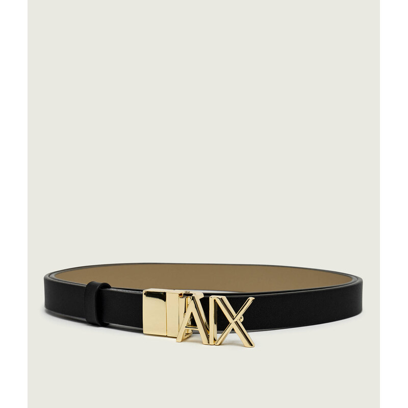 Armani Exchange Oboustranný kožený řemínek PLATE BELT 113663481