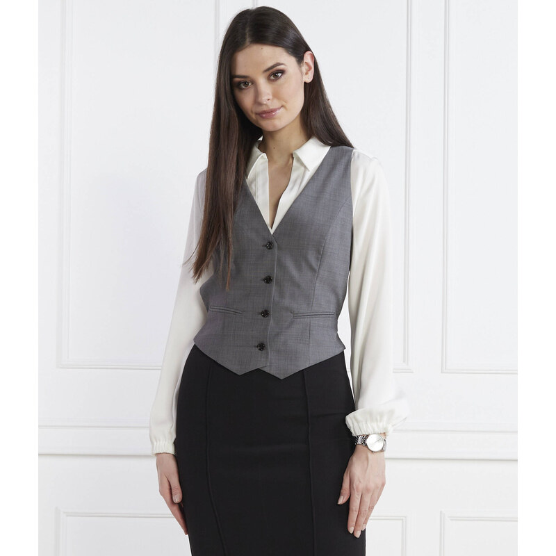 BOSS BLACK Vlněná vesta JEGARO | Regular Fit