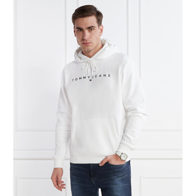 Tommy Jeans Mikina LINEAR LOGO HOODIE EXT | Regular Fit