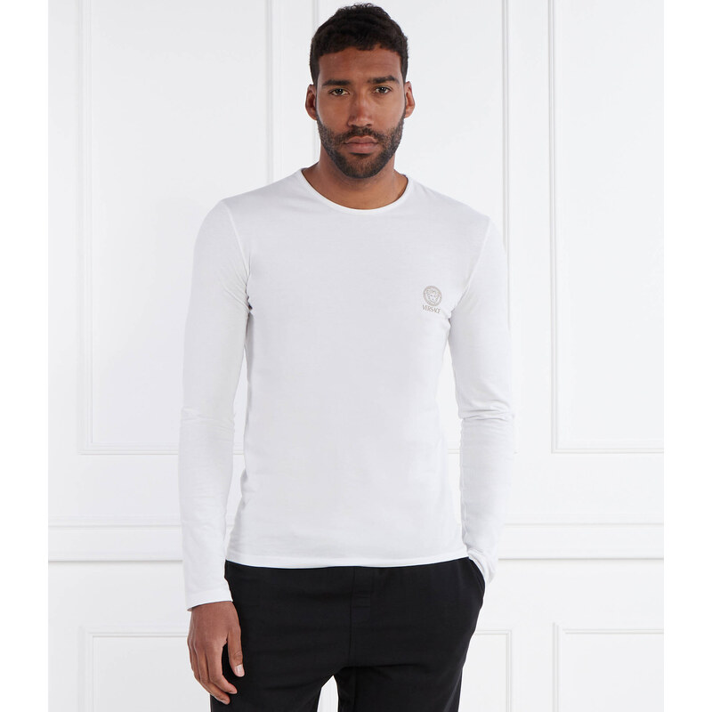 Versace Tričko s dlouhým rukávem 2-pack | Regular Fit | stretch