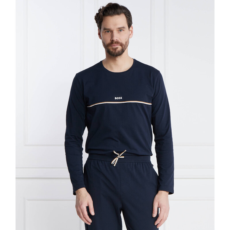 BOSS BLACK Tričko s dlouhým rukávem Unique LS-Shirt | Regular