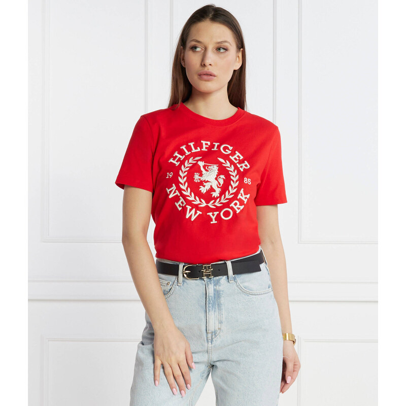 Tommy Hilfiger Tričko REG CREST C-NK TEE SS | Regular Fit