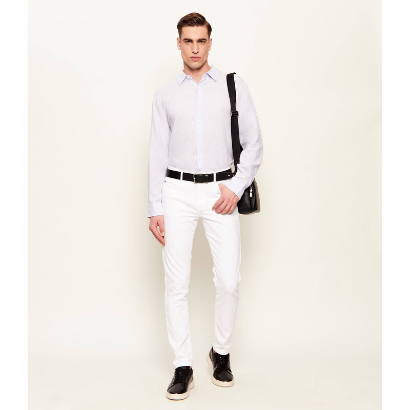 Calvin Klein Lněná košile | Classic fit