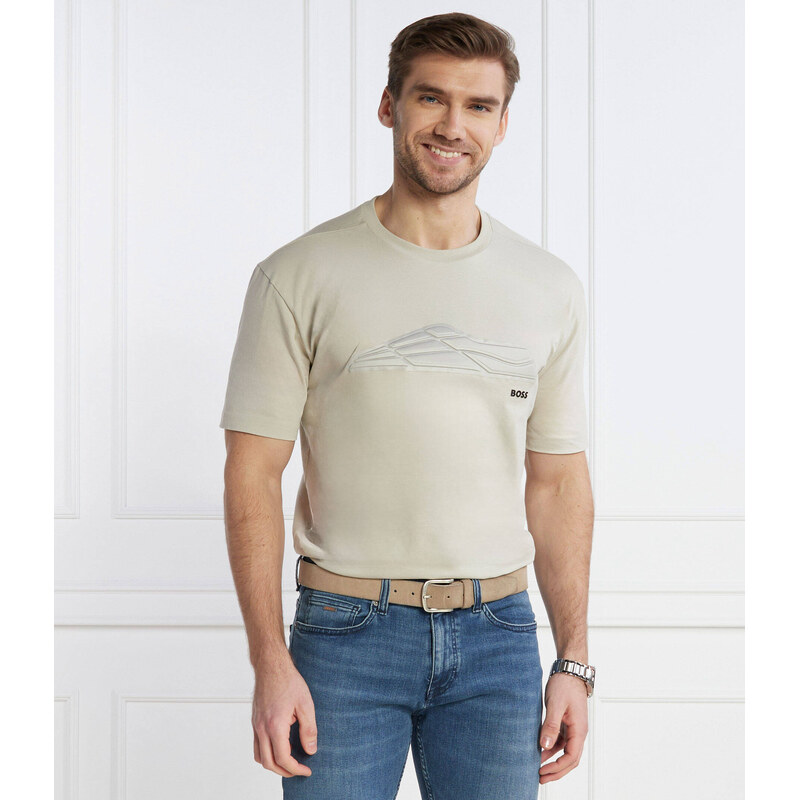 BOSS GREEN Tričko Tee Titanium | Regular Fit