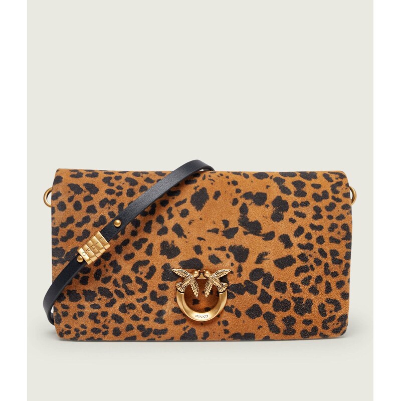 Pinko Crossbody kabelka/psaníčko CLICK SOFT HORIZONTAL MINI | semiš