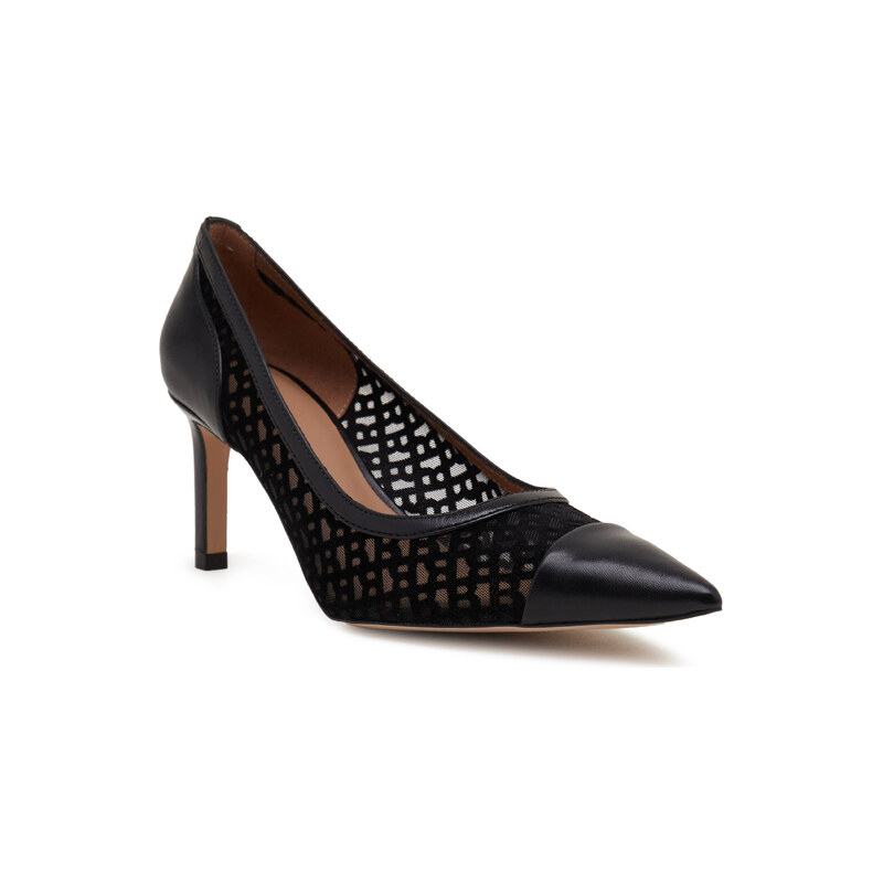 BOSS BLACK Kožené jehly Janet_Pump70_MEFLK