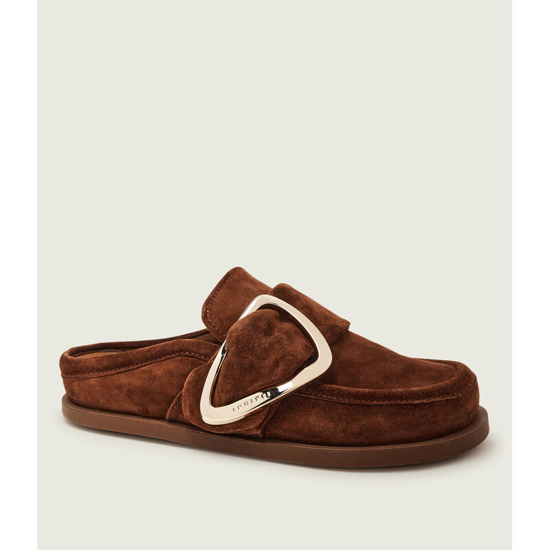 INUIKII Pantofle typu mules SOFT | semiš