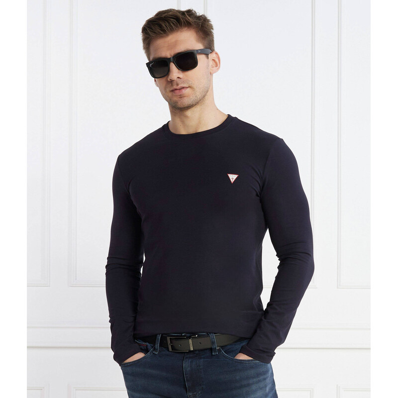 GUESS Tričko s dlouhým rukávem | Extra slim fit