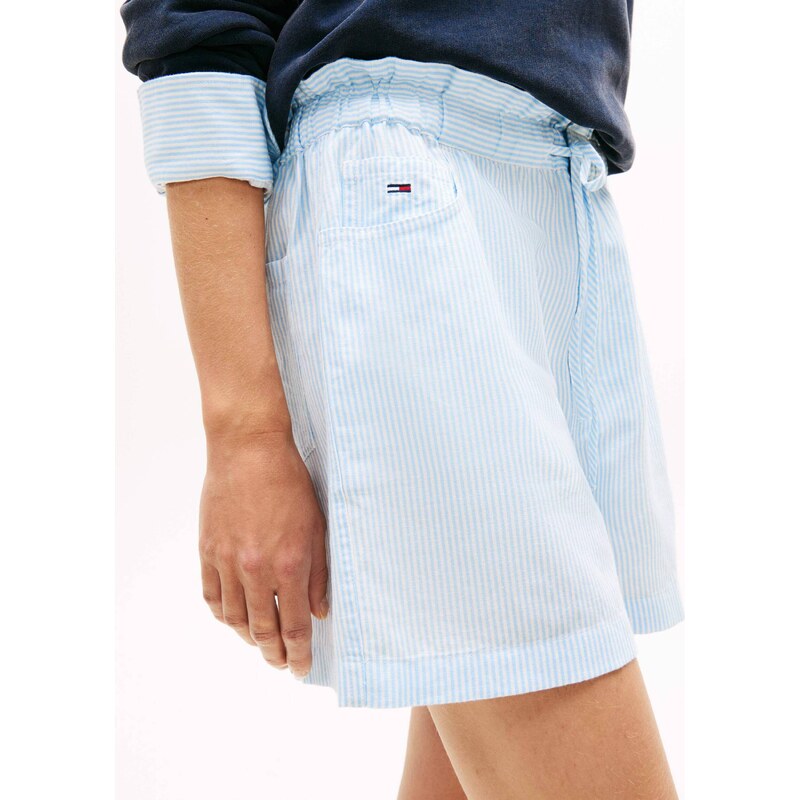 Tommy Jeans Lněné šortky TJW ESSENTIAL | regular fit