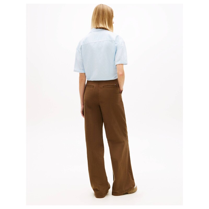 Tommy Jeans Lněná košile | Cropped Fit