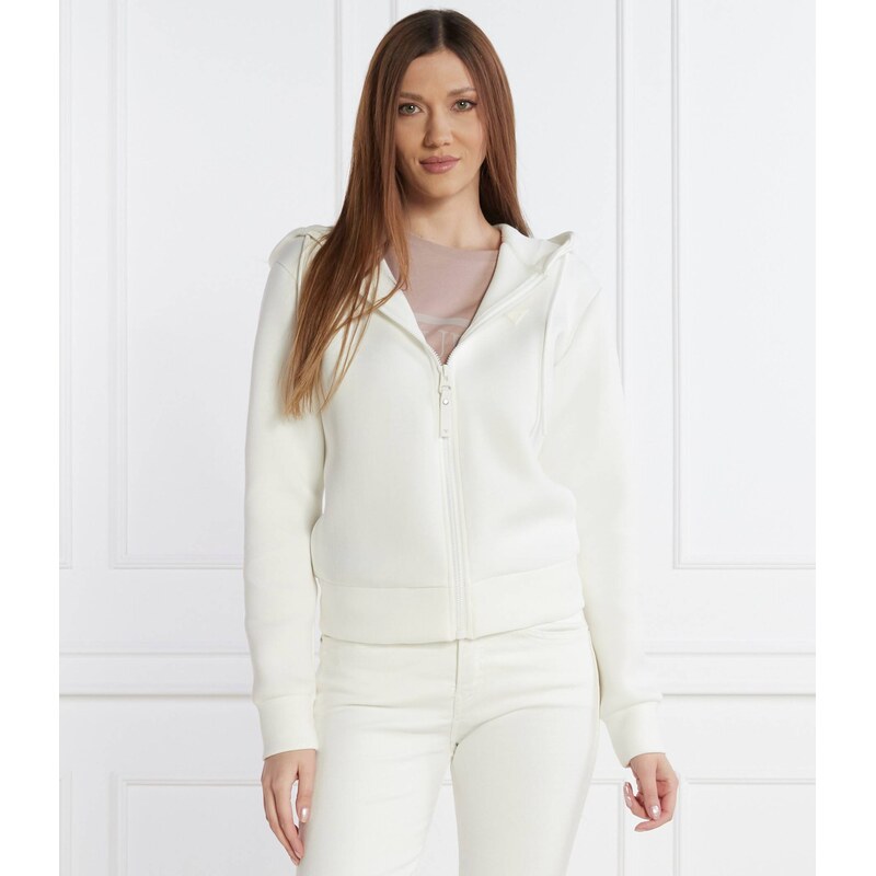 GUESS ACTIVE Mikina ALLIE SCUBA HOODIE ZIP | Regular Fit