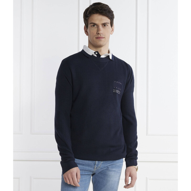 Tommy Jeans Svetr TJM REG STRCT TONAL FLAG | Regular Fit
