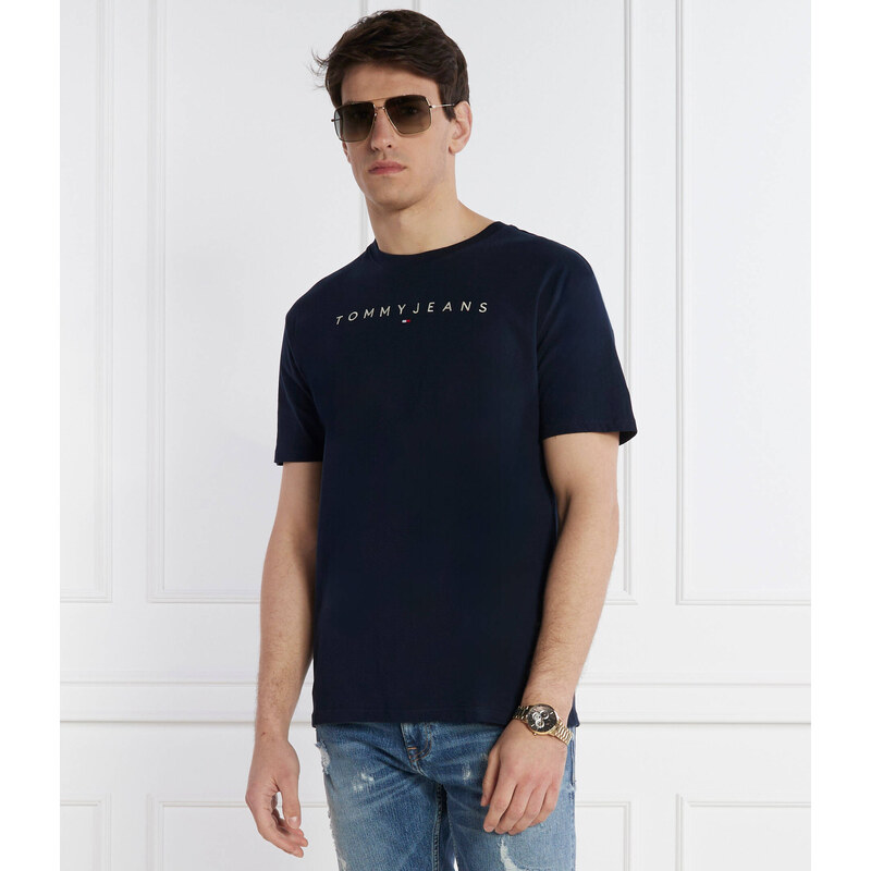 Tommy Jeans Tričko LINEAR LOGO TEE EXT | Regular Fit