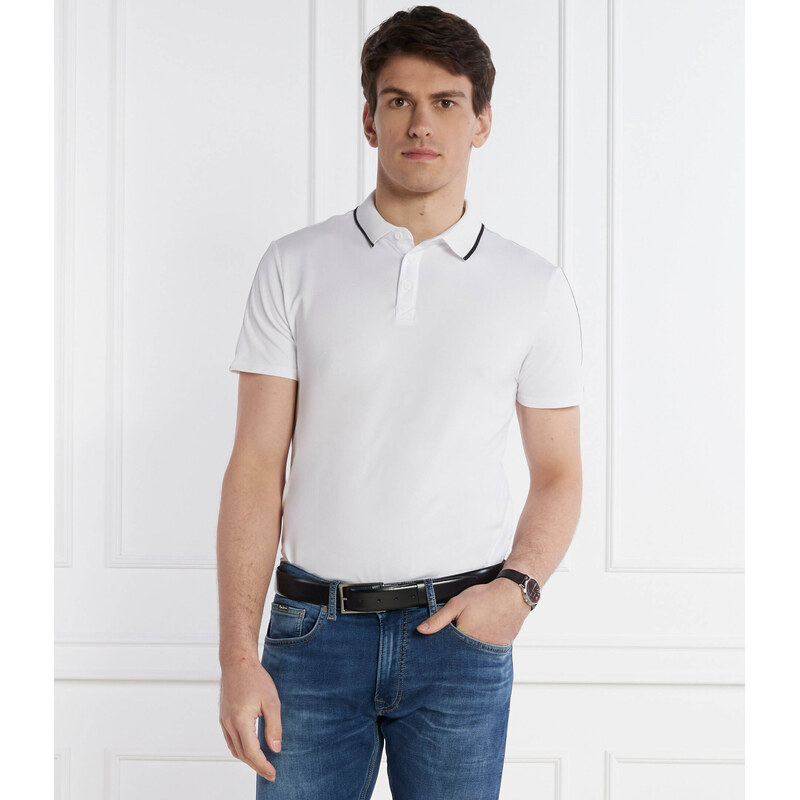 GUESS Polokošile PAUL PIQUE TAPE | Slim Fit
