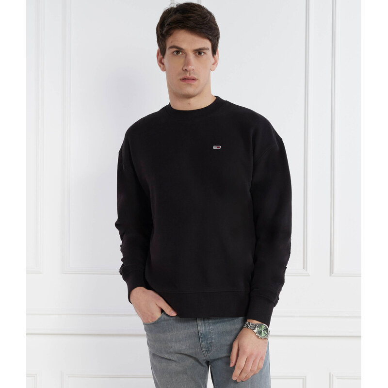 Tommy Jeans Mikina TONAL APPLIQUE CREW | Relaxed fit