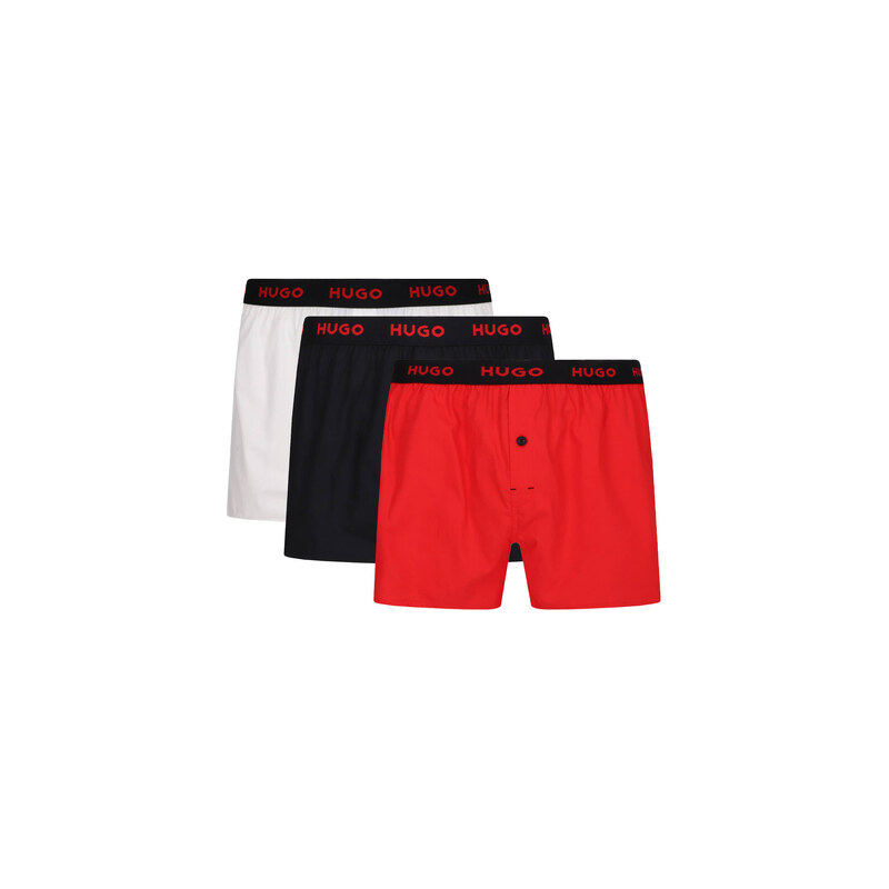 Hugo Bodywear Boxerky 3-pack WOVEN BOXER TRIPLET