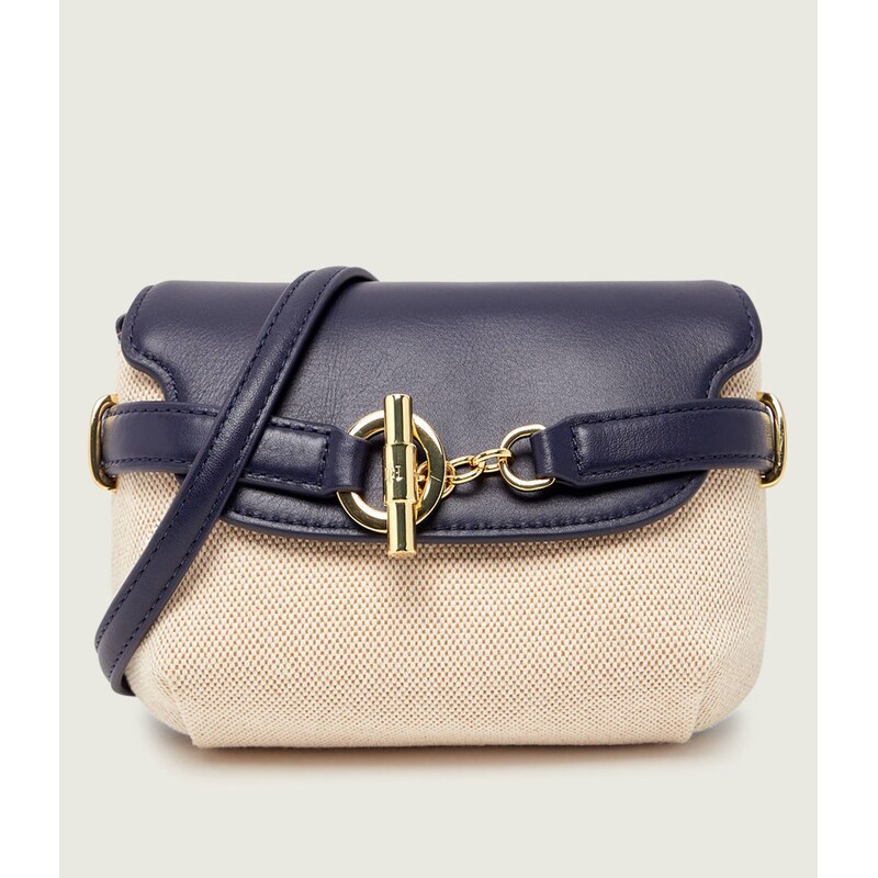 LAUREN RALPH LAUREN Crossbody kabelka Blaike s přídavkem kůže