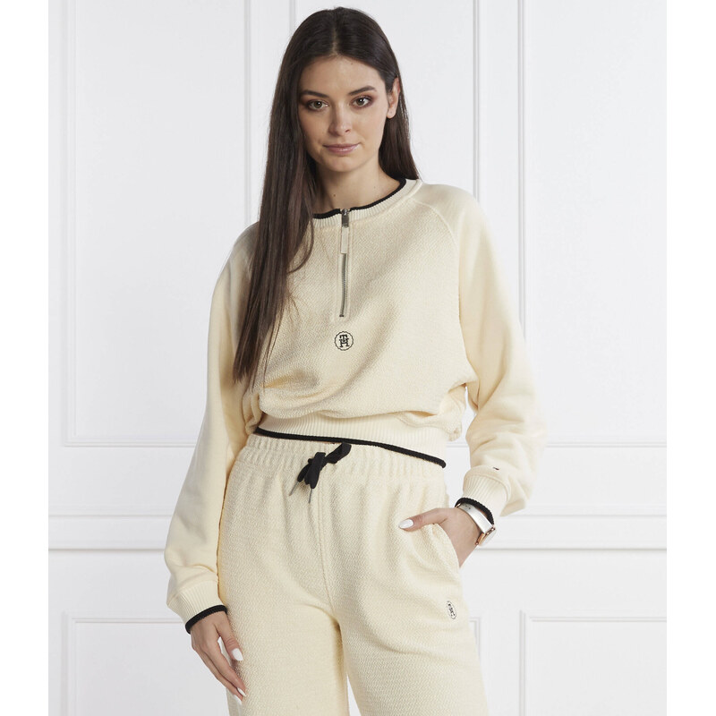 Tommy Hilfiger Mikina TEXTURE | Cropped Fit