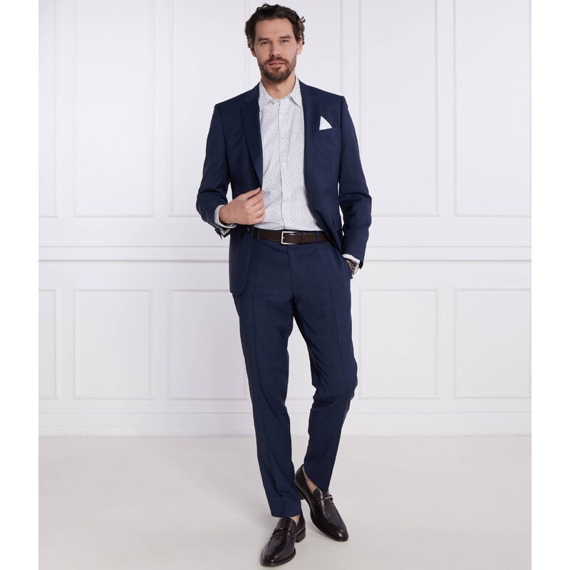 BOSS BLACK Vlněný oblek H-Huge | Slim Fit