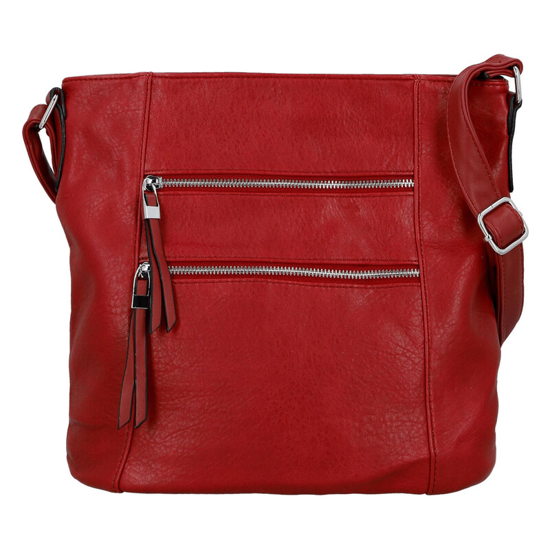 Dámská crossbody kabelka červená - Firenze Kenza červená