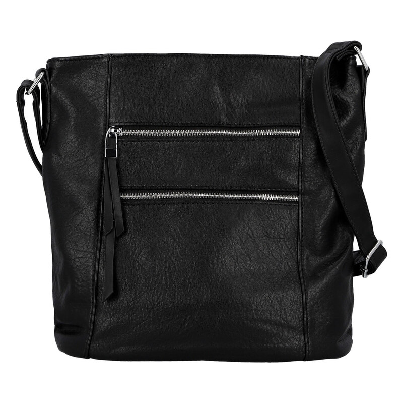 Dámská crossbody kabelka černá - Firenze Kenza černá