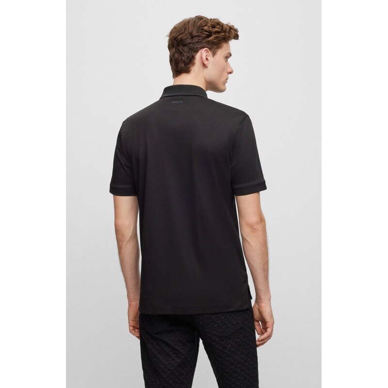 BOSS BLACK Polokošile Paras 199 | Slim Fit | mercerised