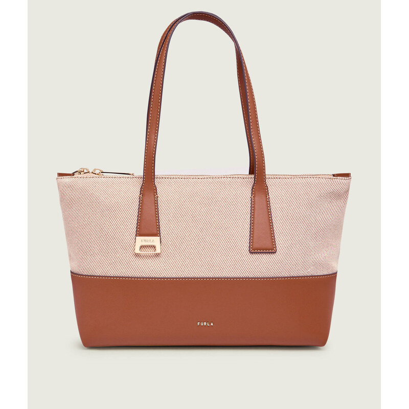 Furla Kabelka shopper FURLA OLIVIA s přídavkem kůže 114341724