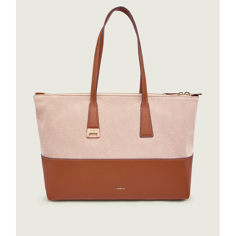 Furla Kabelka shopper FURLA OLIVIA s přídavkem kůže 114338546