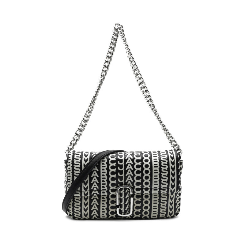 Marc Jacobs Kůžoná crossbody kabelka THE MONOGRAM J MARC MINI