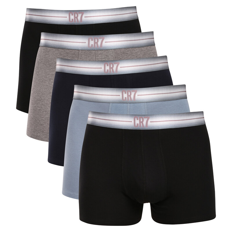 5PACK pánské boxerky CR7 travelbag vícebarevné (8123-49-2411)