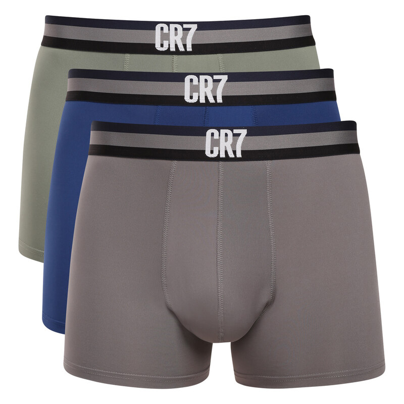 3PACK pánské boxerky CR7 vícebarevné (8199-49-206)