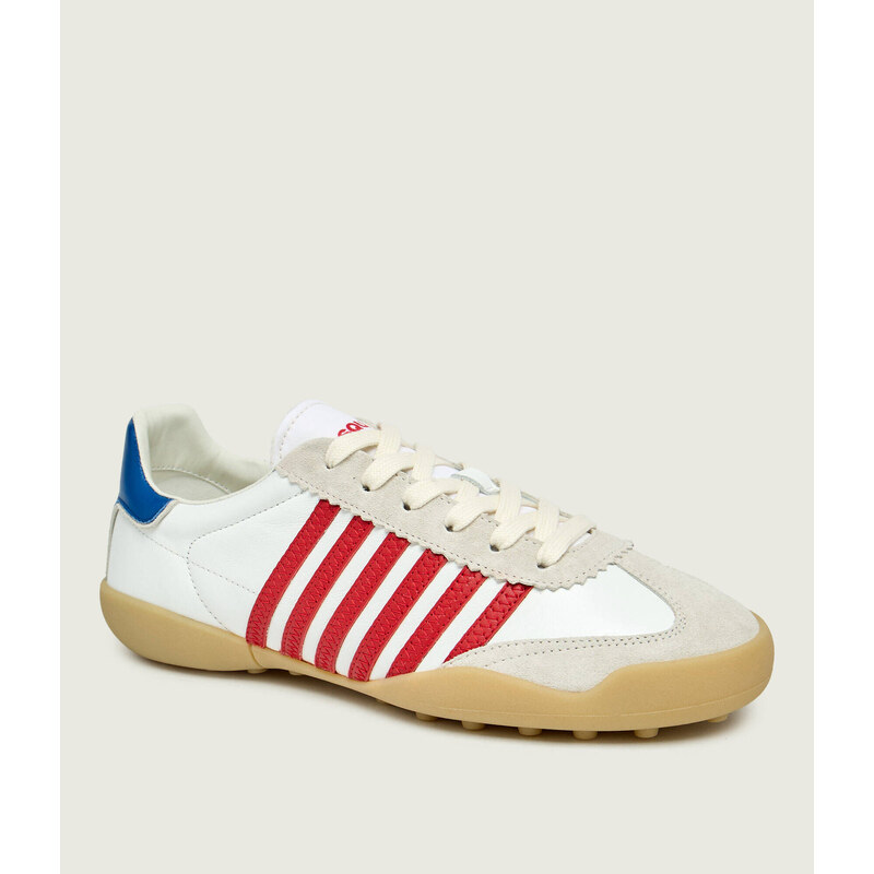 Dsquared2 Kožené tenisky SOCCER | semiš