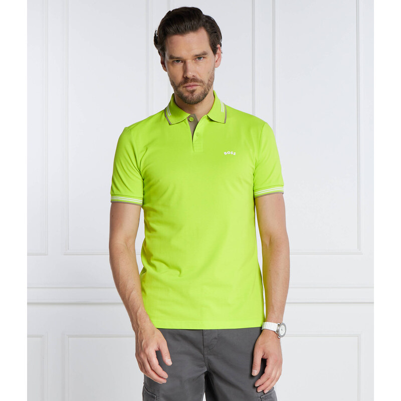 BOSS GREEN Polokošile Paul Curved | Slim Fit | stretch