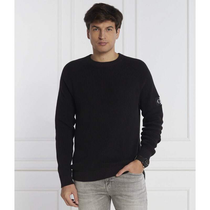 Calvin Klein Jeans Svetr BADGE EASY | Regular Fit