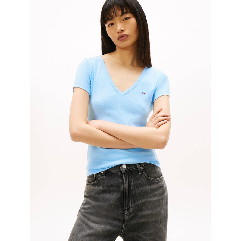 Tommy Jeans Tričko ESSENTIAL | Slim Fit