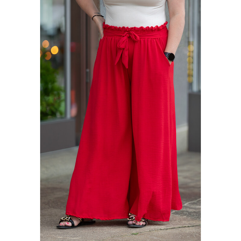 FOSSA Kalhotová sukně MIKY Barva: Červená, Velikost: UNI: M-2XL 115646973