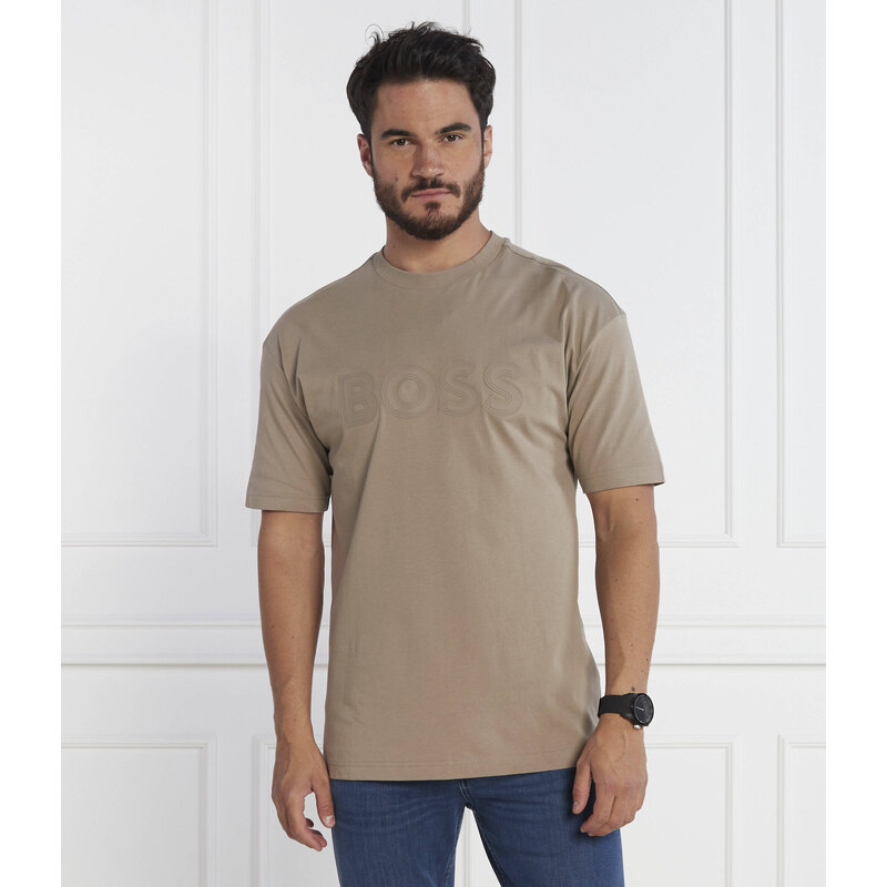 BOSS GREEN Tričko Tee Lotus | Regular Fit