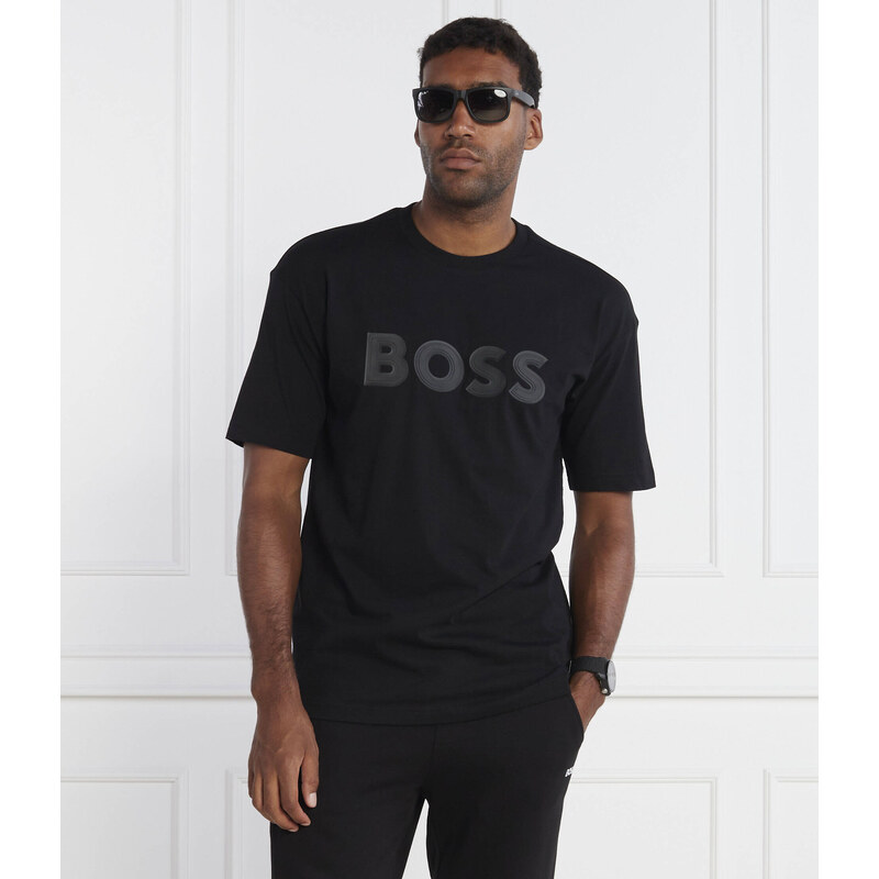 BOSS GREEN Tričko Tee Lotus | Regular Fit