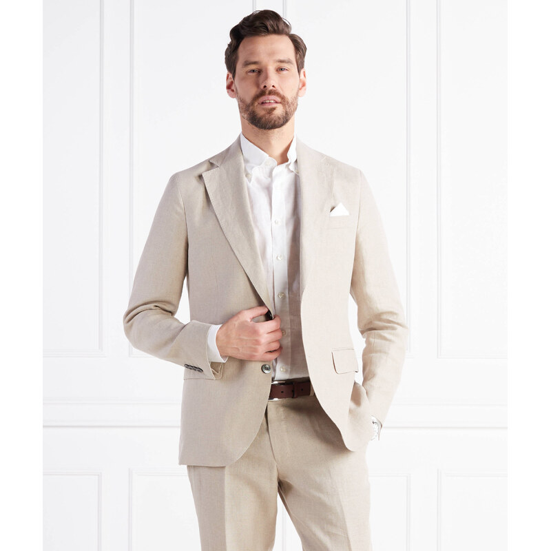 Oscar Jacobson Lněná sako | Regular Fit